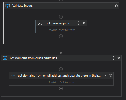 validate inputs and domain extraction